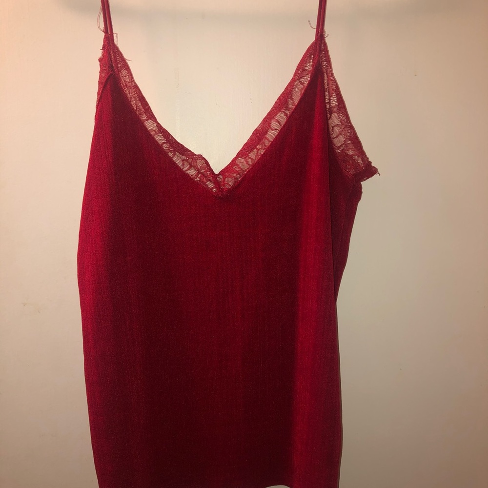 Slinky red tank top